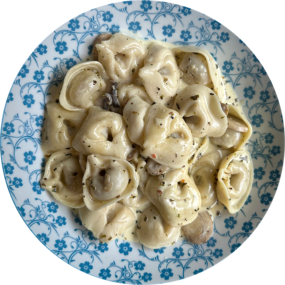 CHICKEN & WILD MUSHROOM TORTELLINI