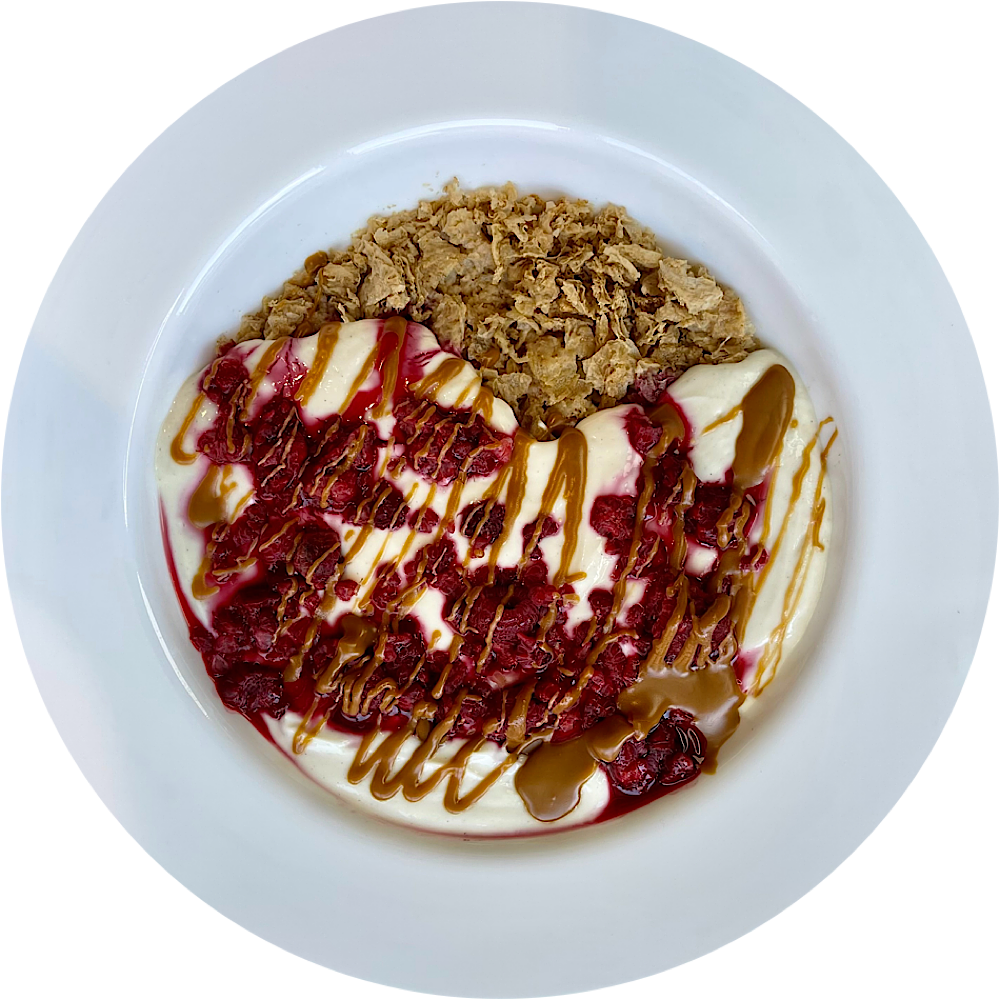 RASPBERRY & BISCOFF OVERNIGHT WEETBIX
