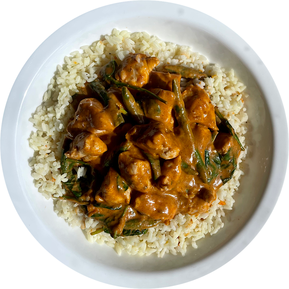 BUTTER CHICKEN & RICE