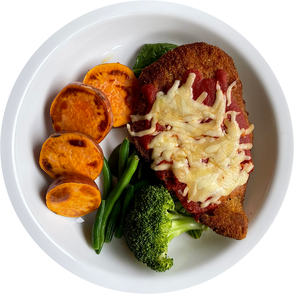 PARMA with SWEET POTATO & GREENS